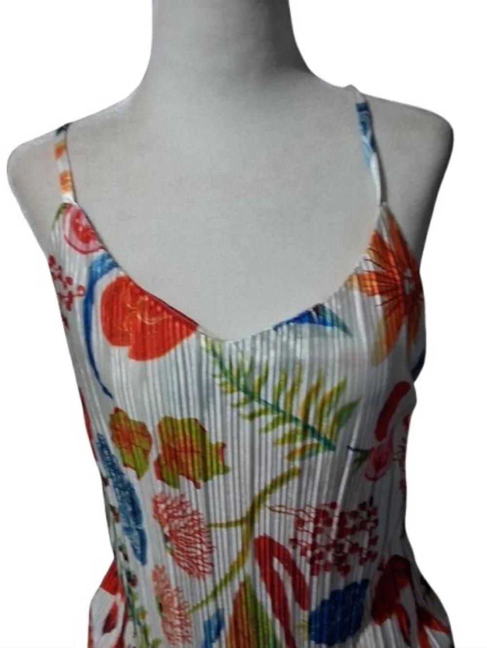 NWT Artyzen Pleated 2 Piece Pajama Short Set - Multicolor Size Large